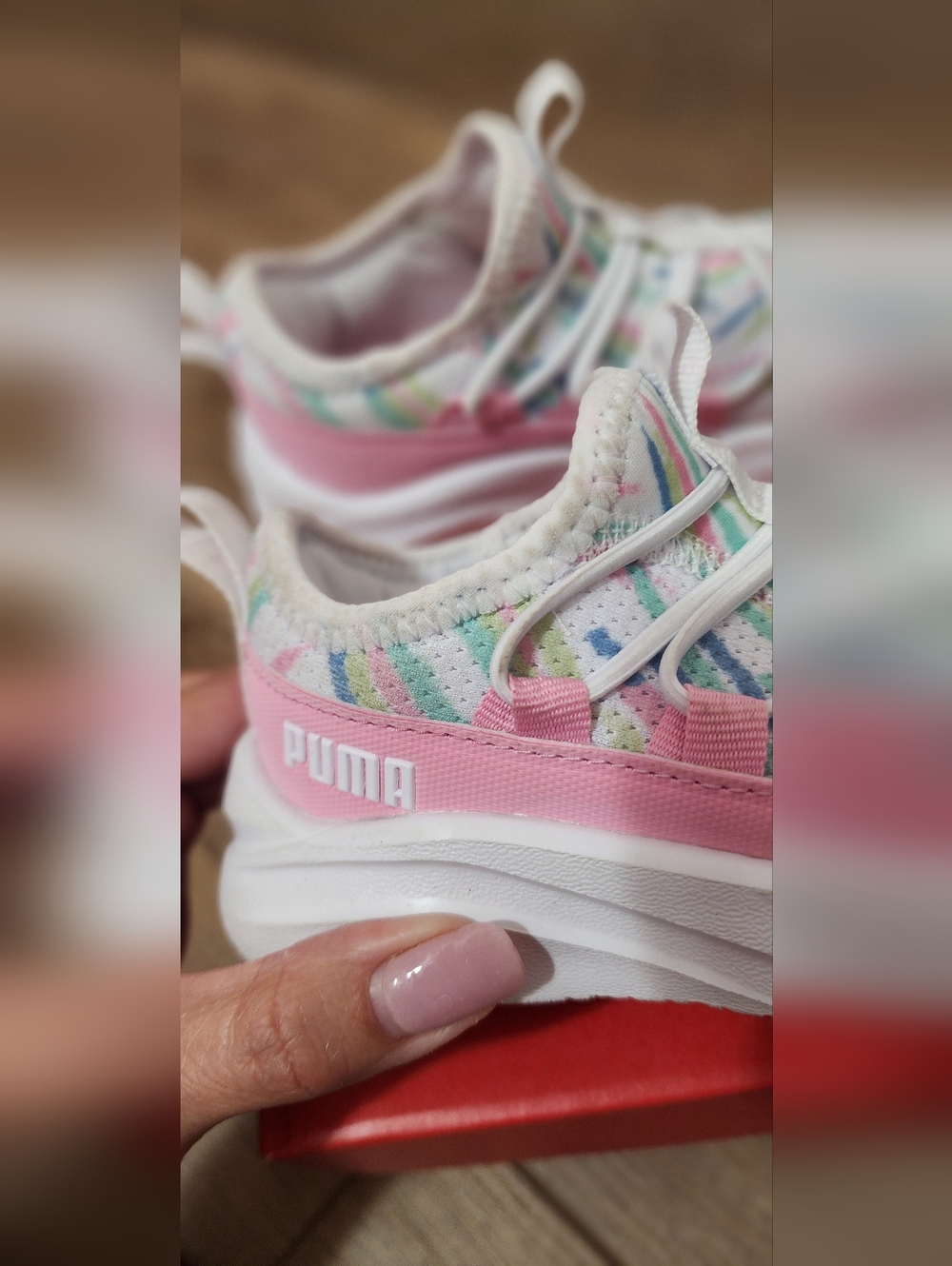 Puma Toddler Girl Sneakers One4All Size 8 New in Box - Picture 12 of 13